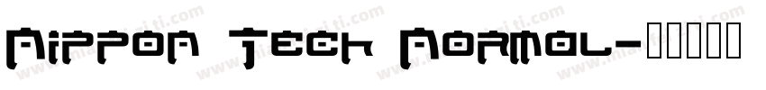 Nippon Tech Normal字体转换